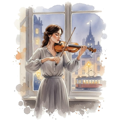 Beethoven presenting a listen guide for his Violin Concerto in D Major's II. Larghetto