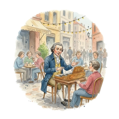 Rossini presenting a listen guide for his The Barber of Seville Overture