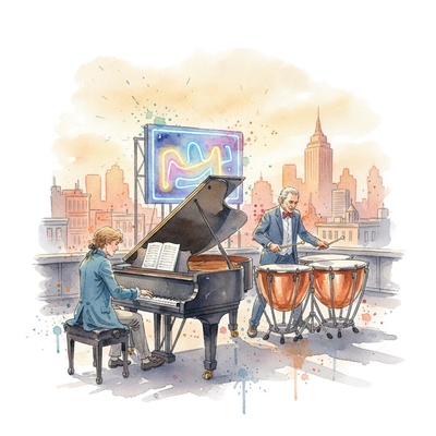 Grieg presenting the backstory of his Piano Concerto in A Minor