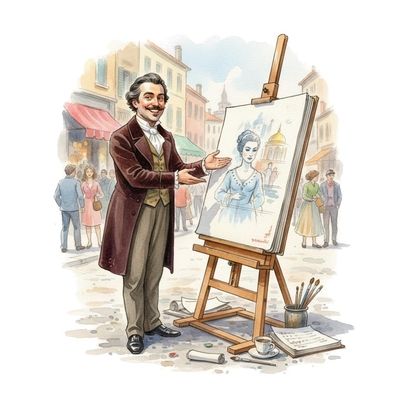 Puccini presenting the backstory of his O mio babbino caro