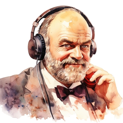 Dvořák presenting a listen guide for his Symphony No 9's II. Largo