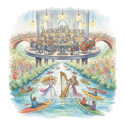 Smetana presenting a listen guide for his The Moldau