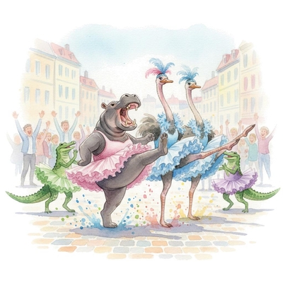 Ponchielli presenting best moments of his Danza delle Ore