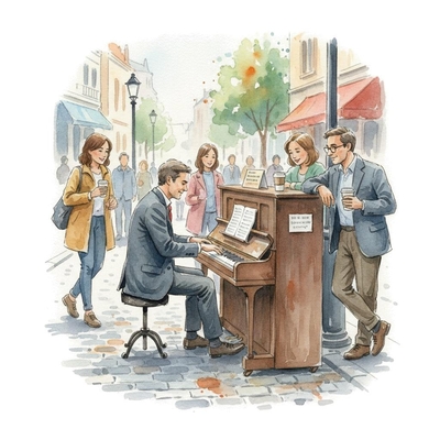 Schubert presenting a listen guide for his Serenade (Ständchen)
