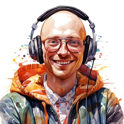 Portret van Prokofiev