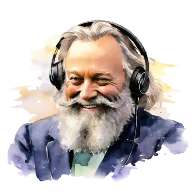 Brahms presenting a listen guide for his Lullaby (Wiegenlied)