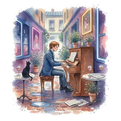 Satie presenting best moments of his Gnossienne No 1