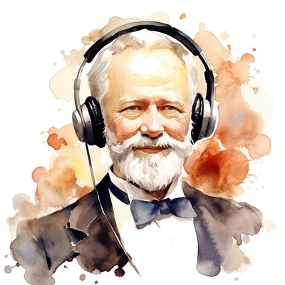 Tchaikovsky presenting a listen guide for his 1812 Overture