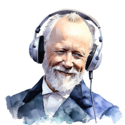 Tchaikovsky presenting best moments of his 1812 Overture