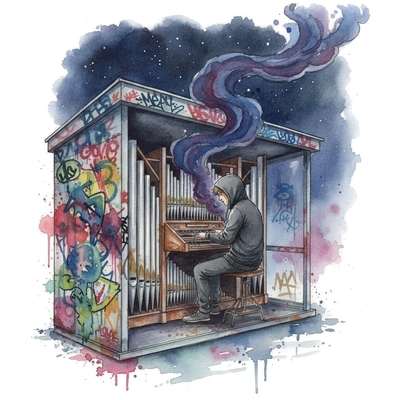 Bach presenting best moments of his Toccata and Fugue in D Minor