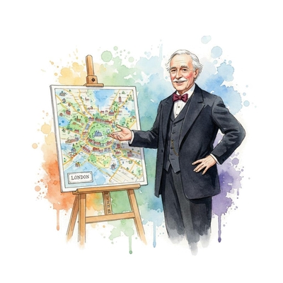 Elgar presenting the backstory of his Pomp and Circumstance March No 1