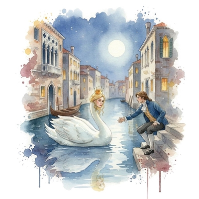Tchaikovsky presenting a plot summary for his Swan Lake