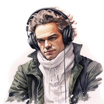 Beethoven presenting best moments of his Piano Concerto No 5