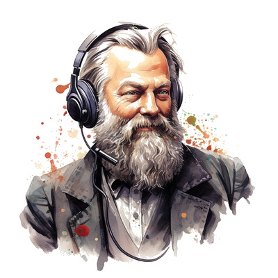 Portret van Brahms