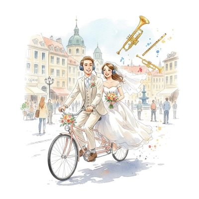 Mendelssohn presenting the backstory of his Wedding March