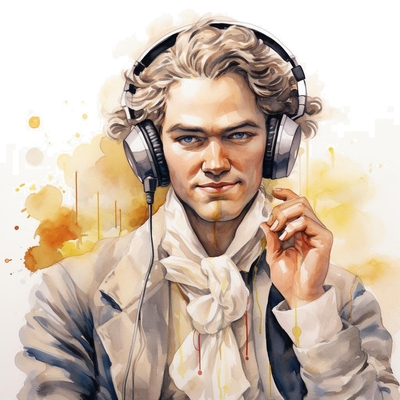 Beethoven presenting the backstory of his Piano Concerto No 5